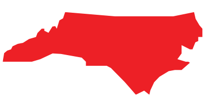 North Carolina state outline