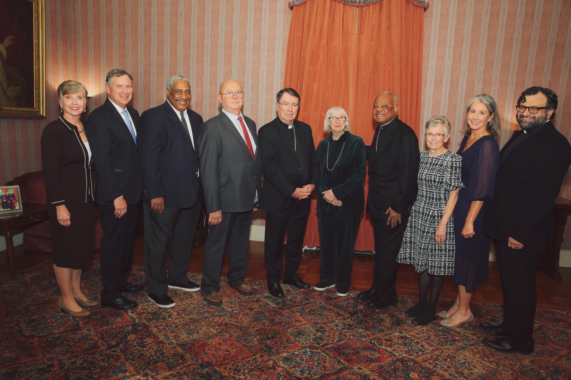 Nuncio, honorees, and CMN board