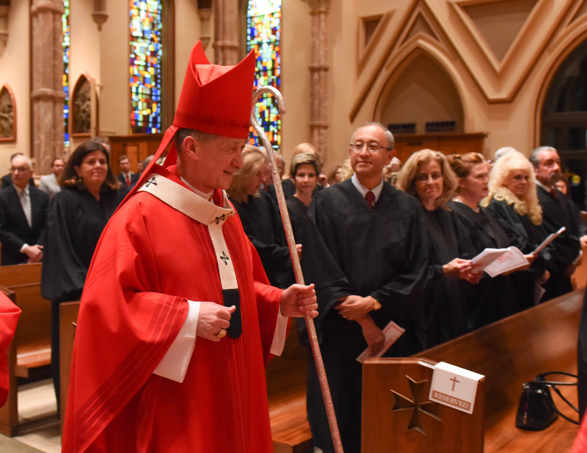 Cardinal Cupich processes during annual Catholic Lawyers Guild Red Mass