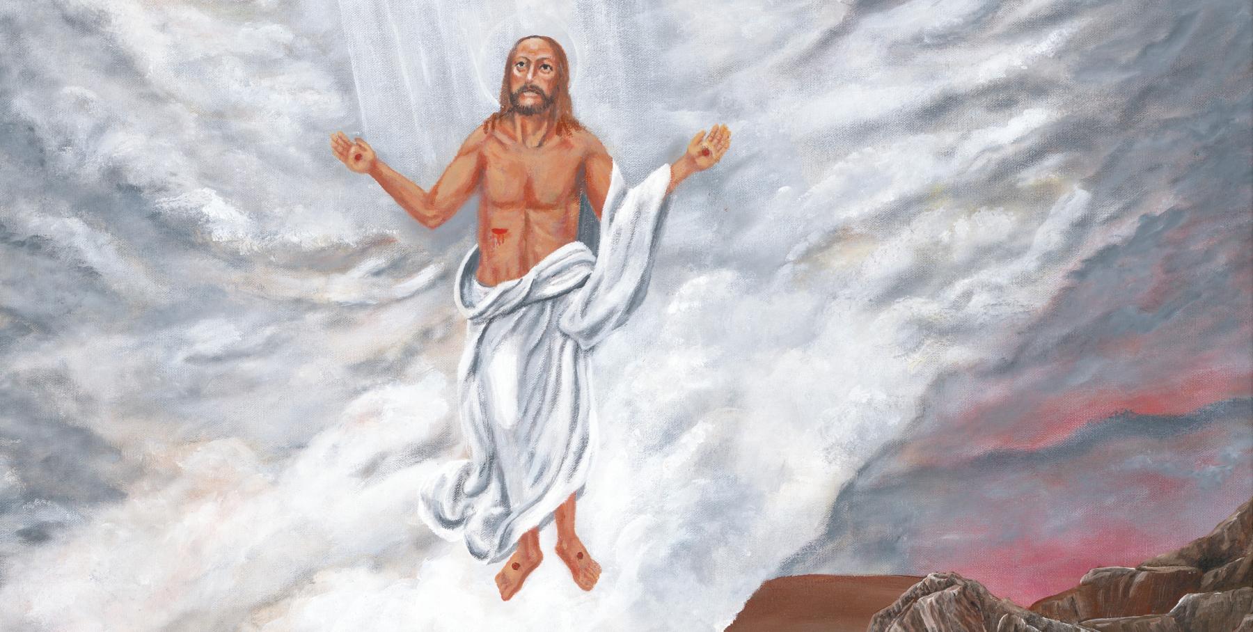 Painting of the Resurrection, created by inmates on Tennessee's death row