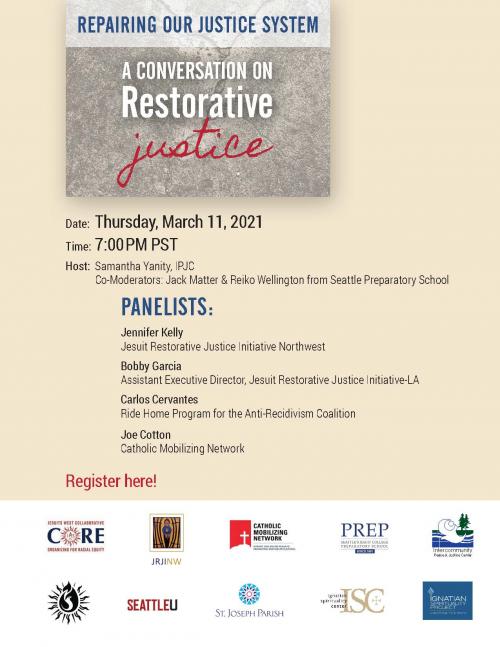 Restorative Justice Panel Flyer
