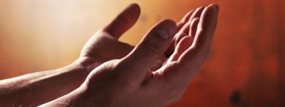 hands in gesture of gratitude