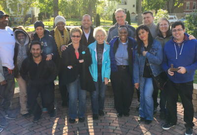 Participants of PBMR's Forgiveness Circle, including founder Fr. David Kelly 