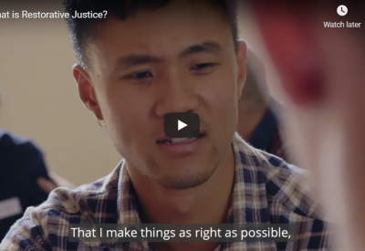 Screenshot of What is Restorative Justice Video