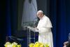 Pope Francis at Podium