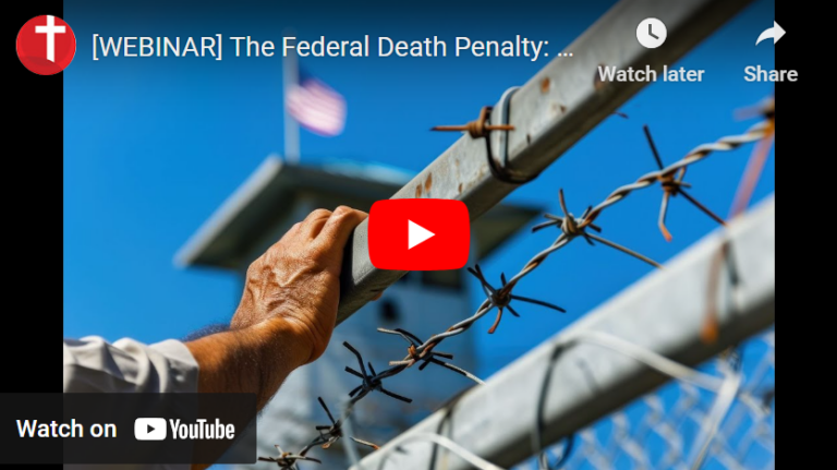 [Webinar] The Federal Death Penalty: What’s at stake?